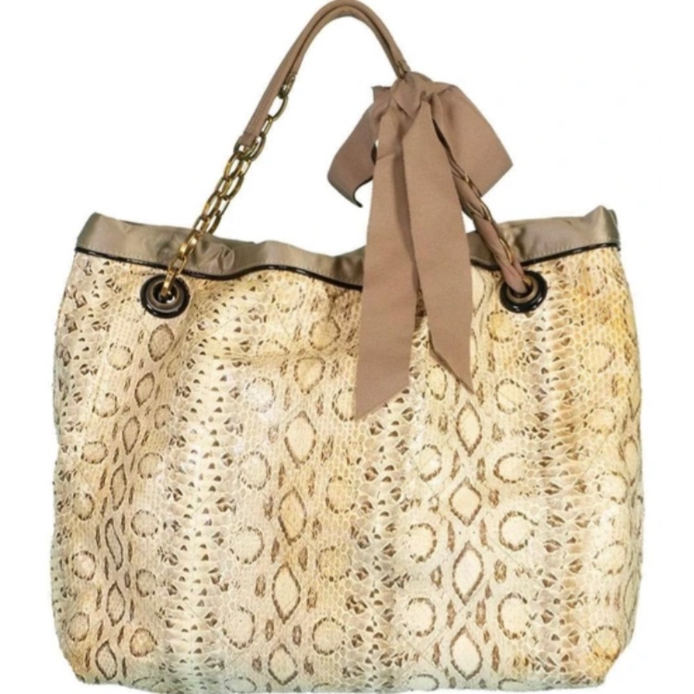 Lanvin Snake Skin tote